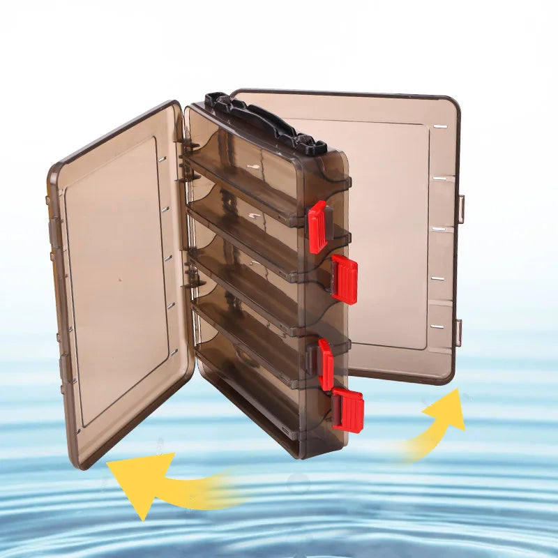 WEIHE FISHING White/Brown Tackle Box