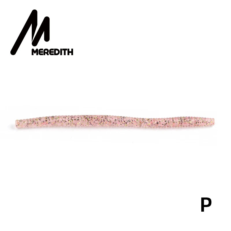 MEREDITH Soft Colored Worm 10pcs