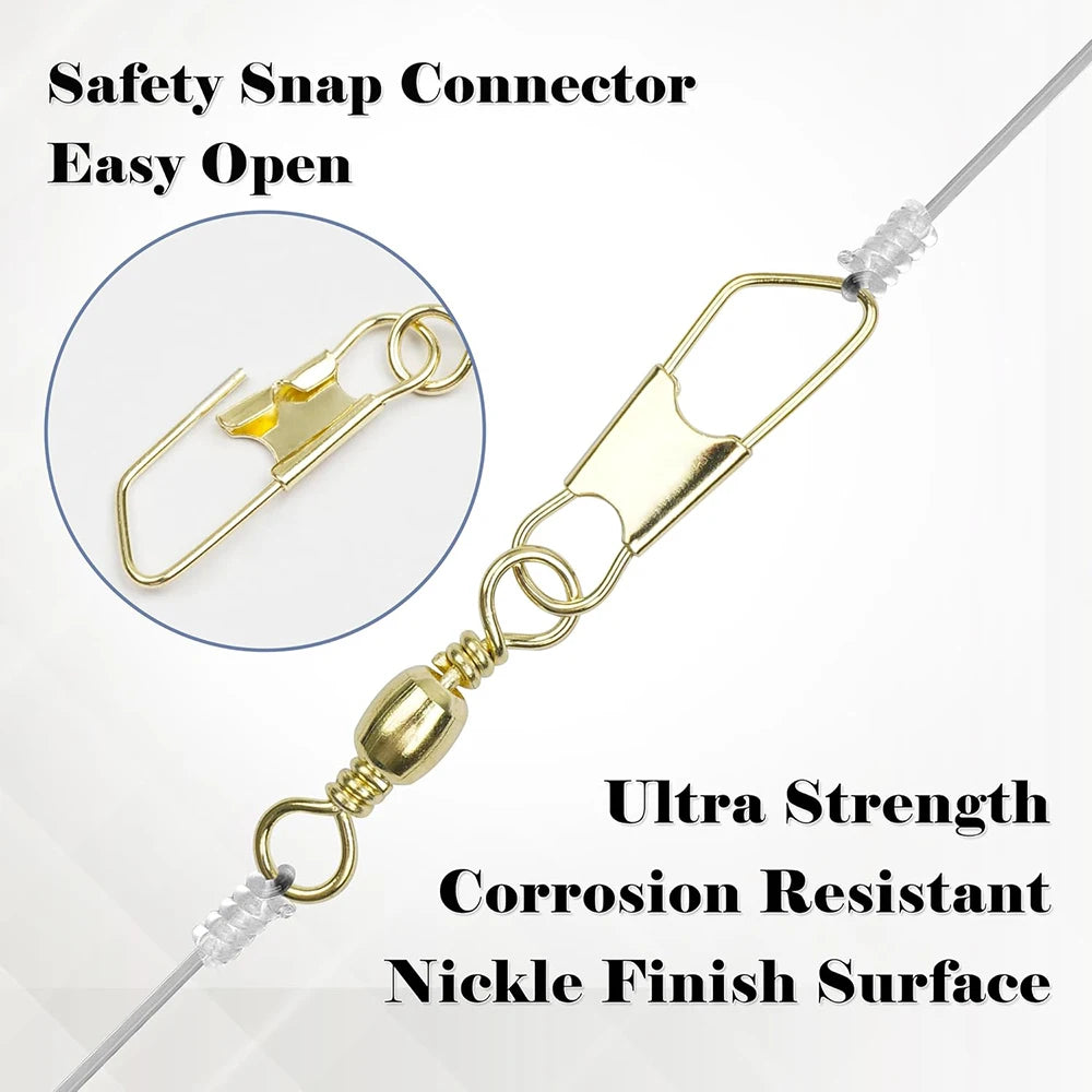 JSHANMEI Copper Snap Swivels