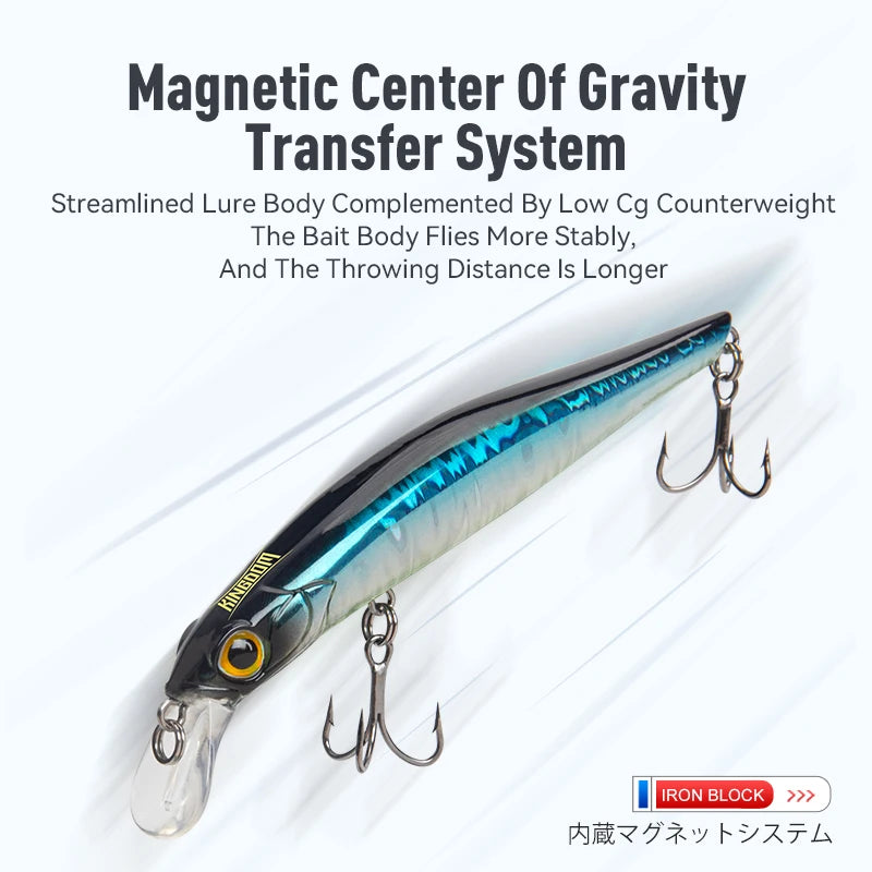 KINGDOM Sinking Minnow Crankbait