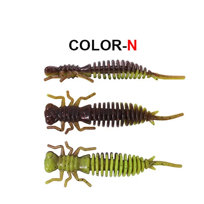 MRLURION Soft Insect Bait 20pcs