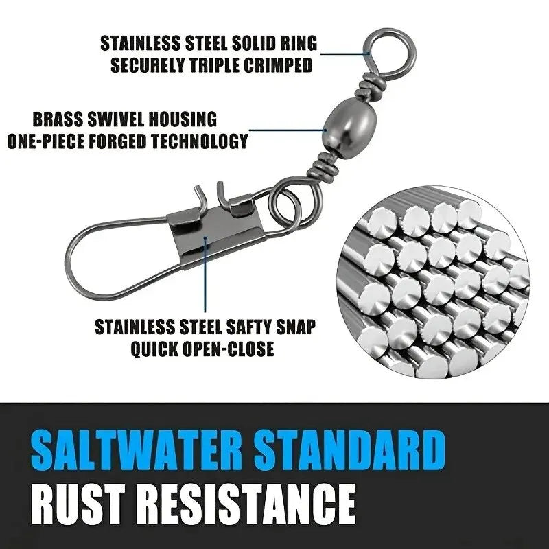 JSFUN Snap Swivel Set