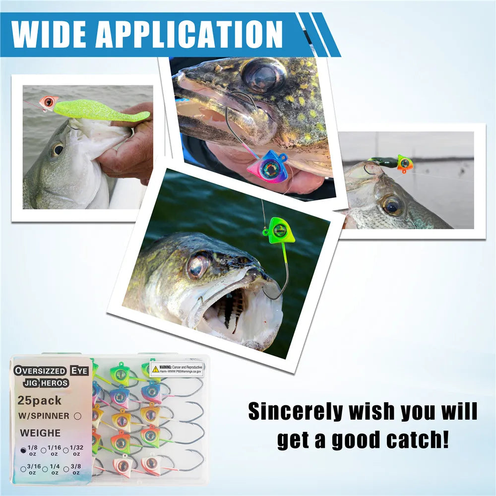 JSHANMEI Colored Jig Heads