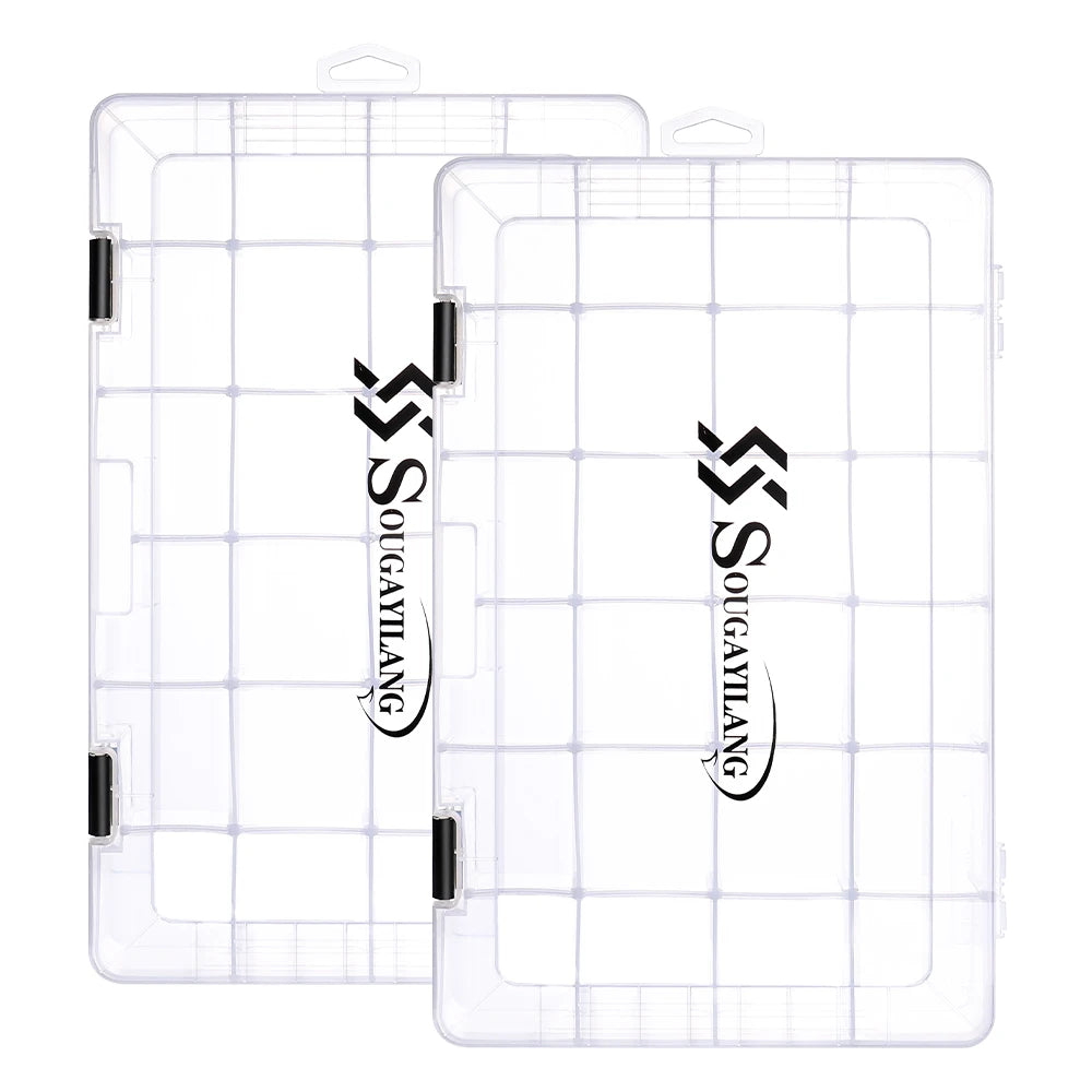 SOUGAYILANG 1-4pcs Clear Tackle Box