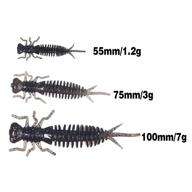 MRLURION Soft Insect Bait 20pcs