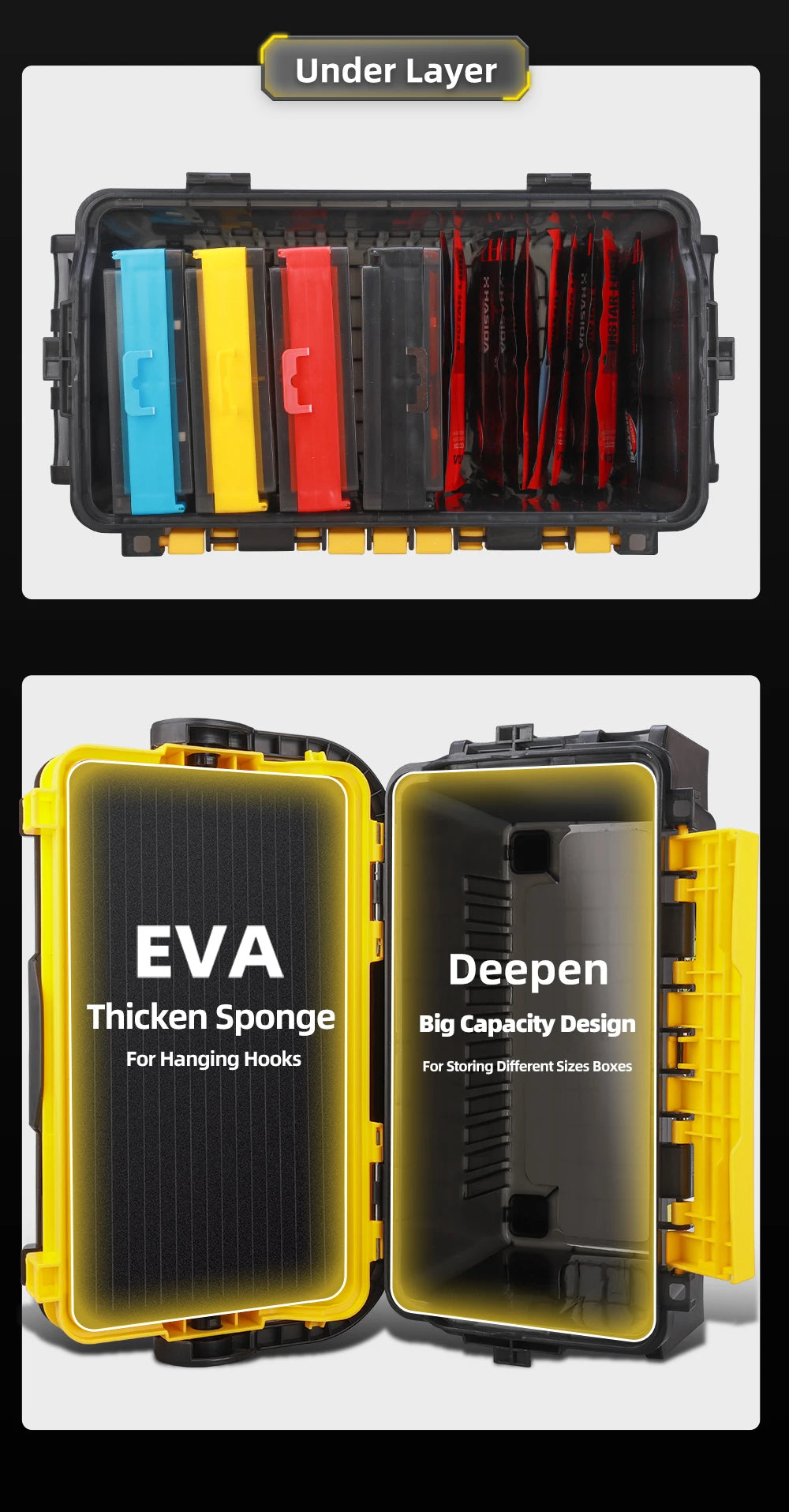 HISTAR Self-Locking Fishing Tackle Box