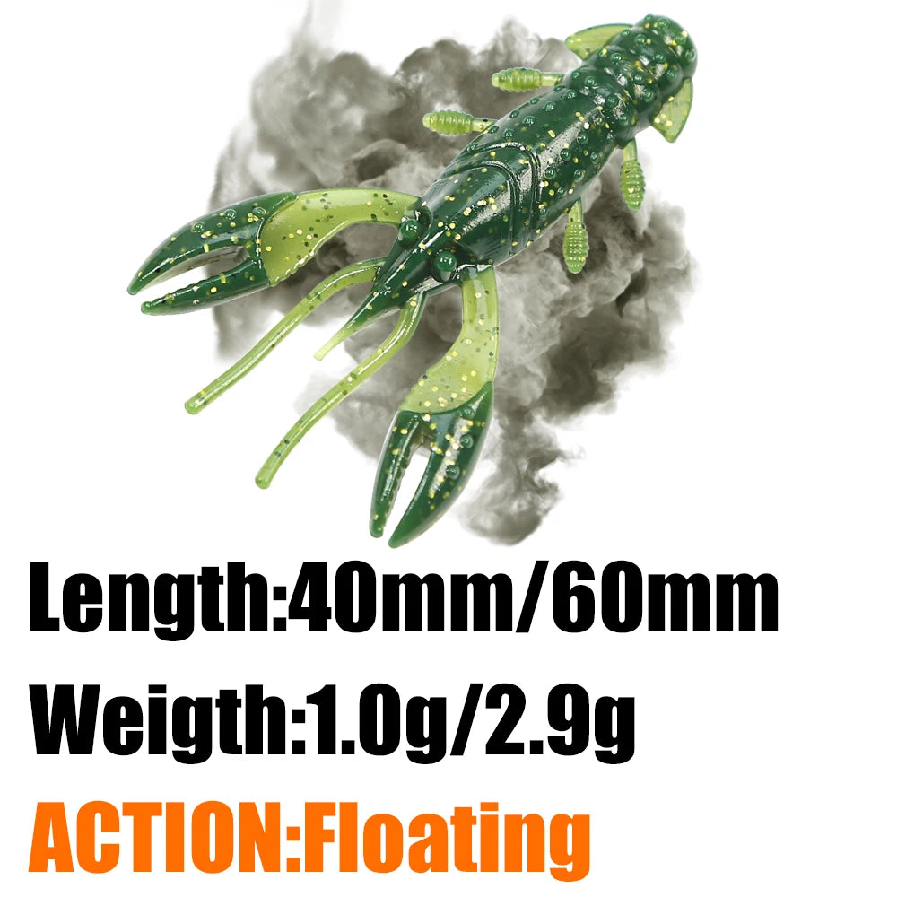 B&U Craw Floating Soft Bait