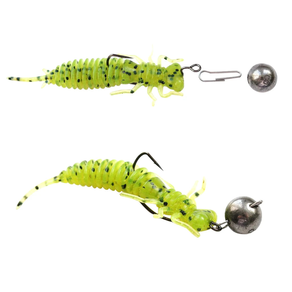 SPINPOLER Larve Soft Plastic Bait 10pcs