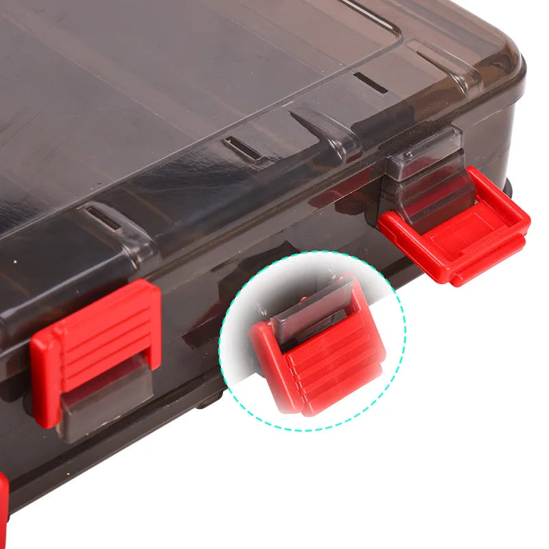 WEIHE FISHING White/Brown Tackle Box