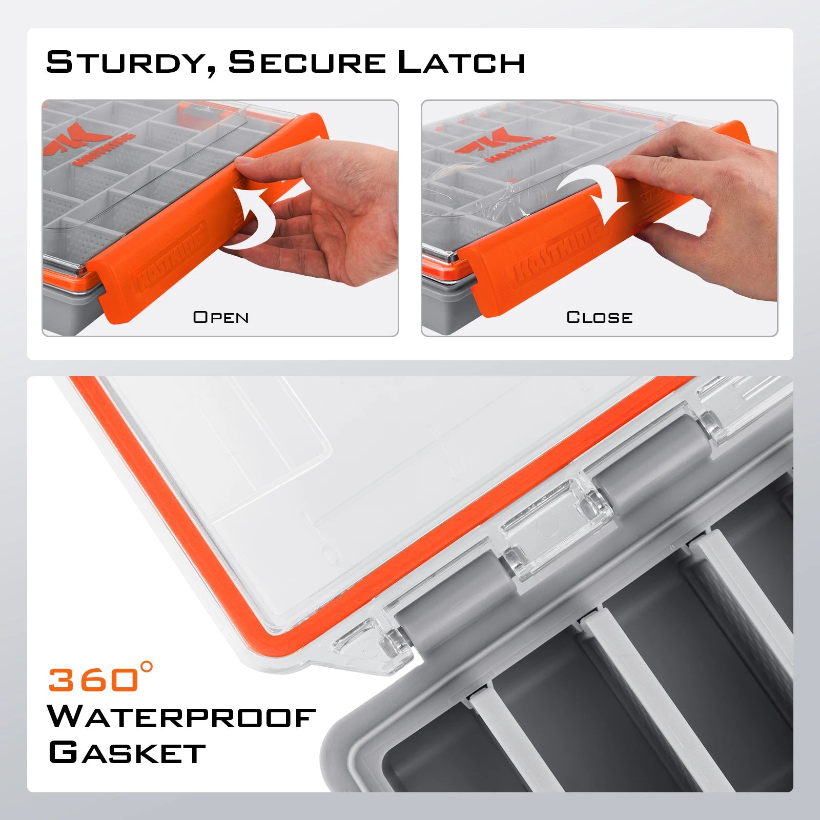 KASTKING Waterproof Fishing Tackle Box