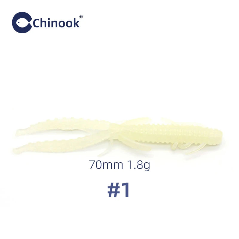 CHINOOK Soft Colorful Craw Lure