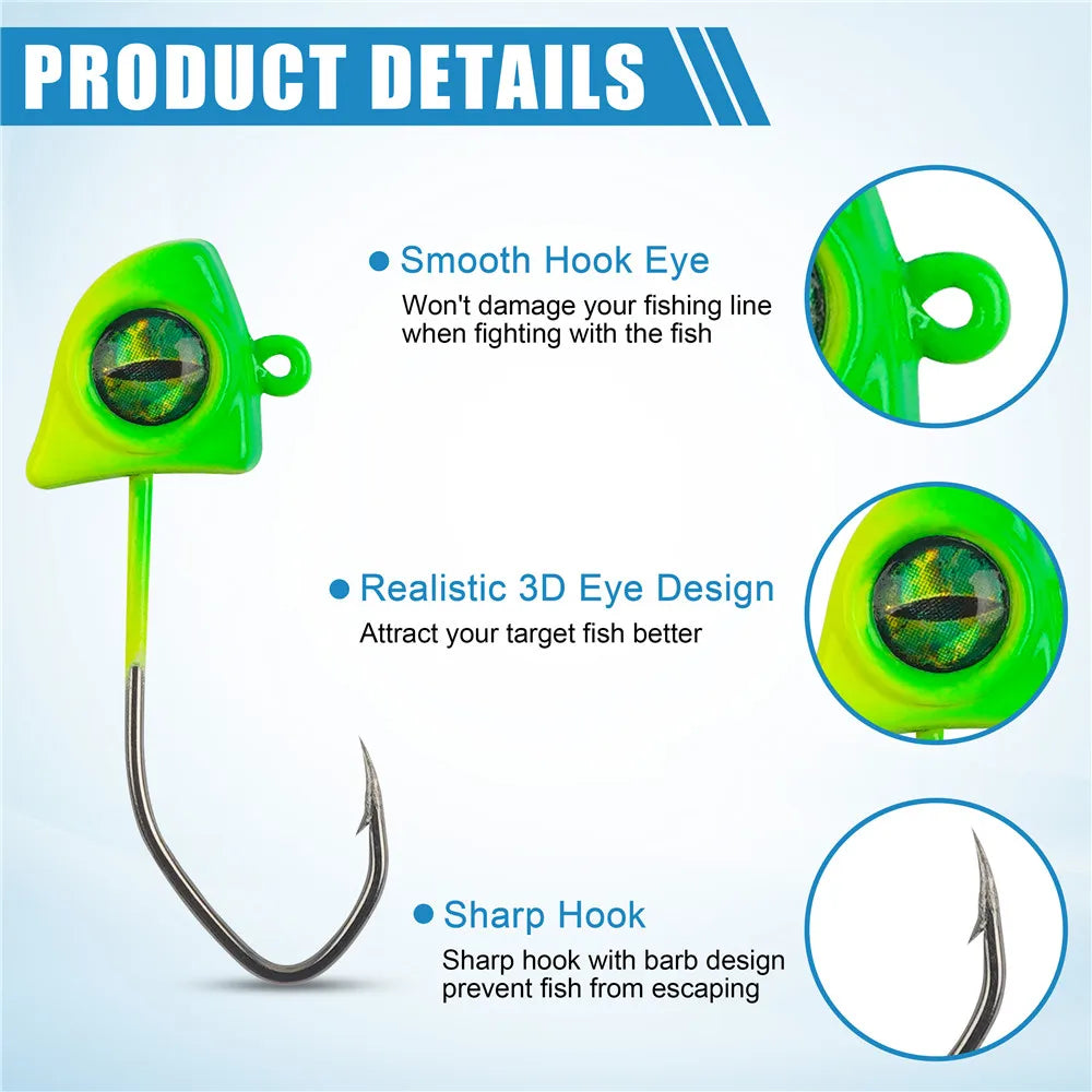 JSHANMEI Colored Jig Heads