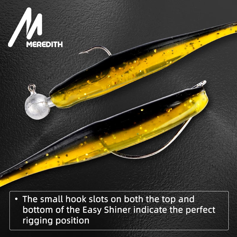 MEREDITH Easy Shiner Blasting Tail Soft Swimbaits