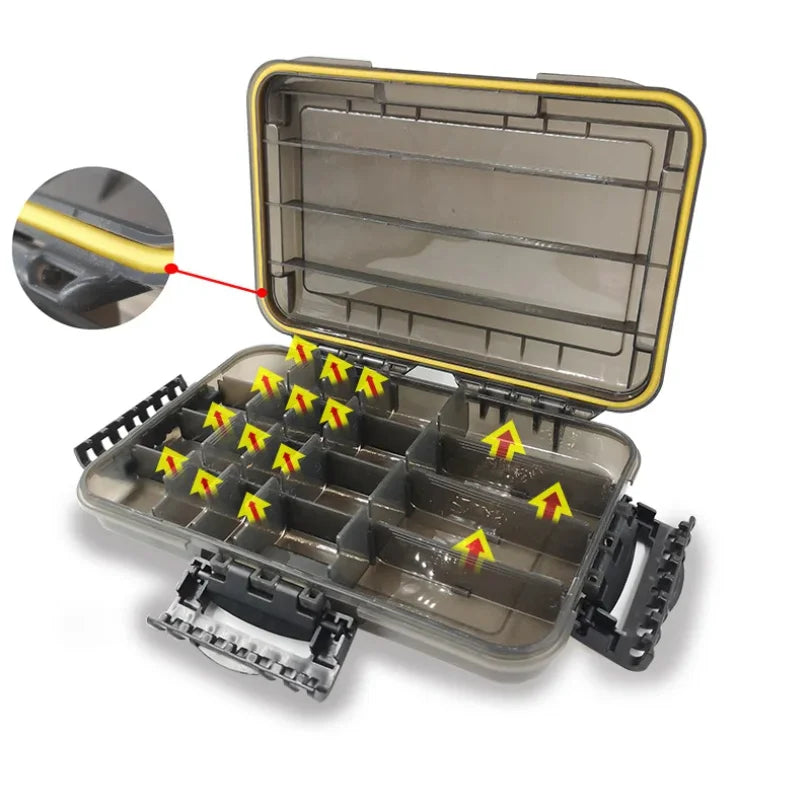 Adjustable Transparent Fishing Tackle Box