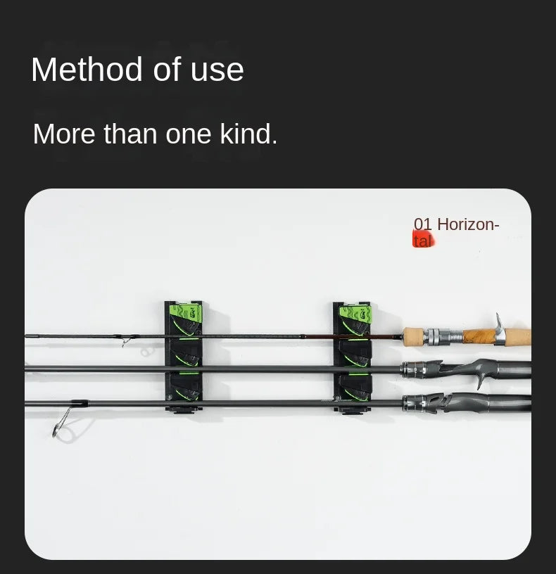 LINNHUE Wall Mounted Rod Holder