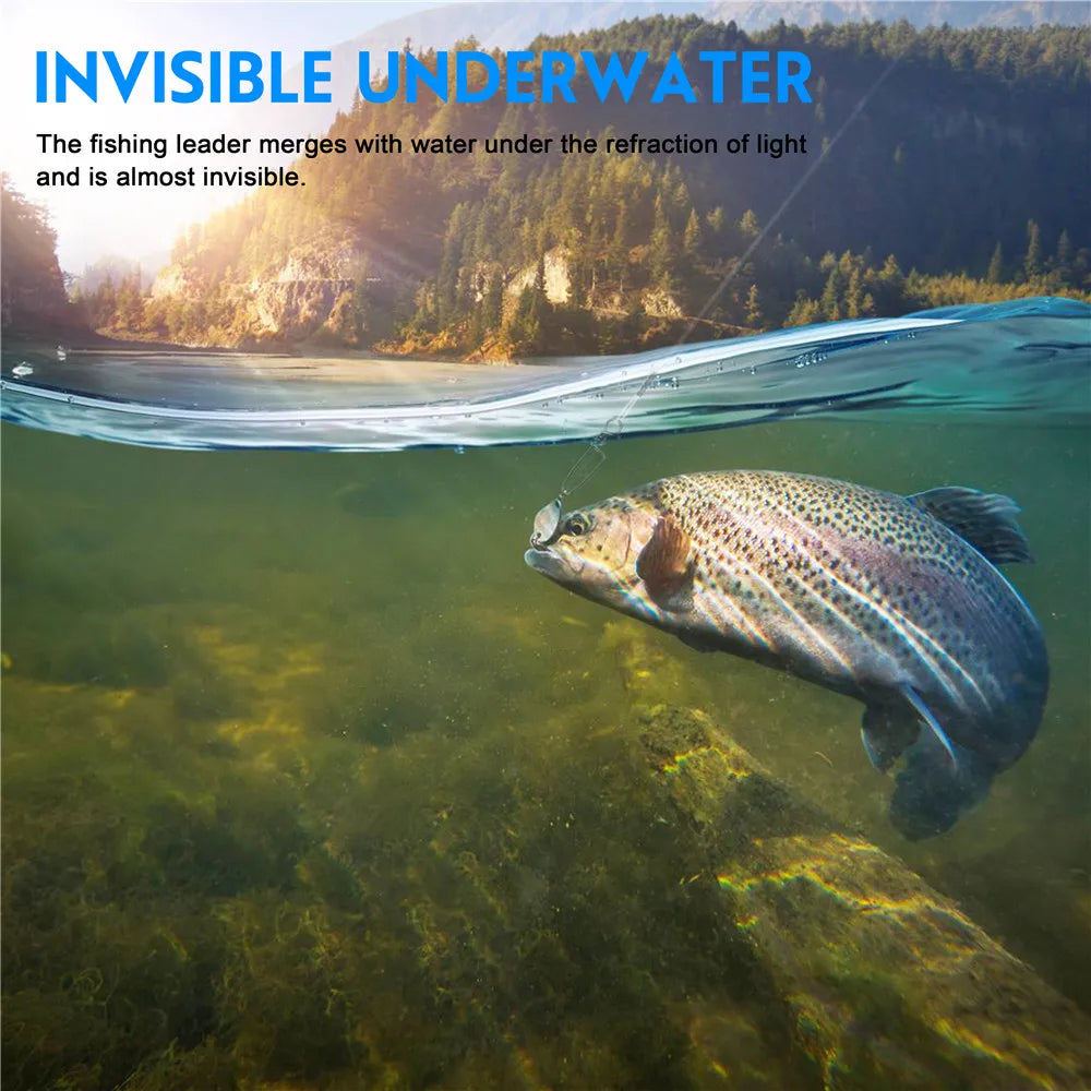 JSHANMEI Fluorocarbon Fishing Line Leaders