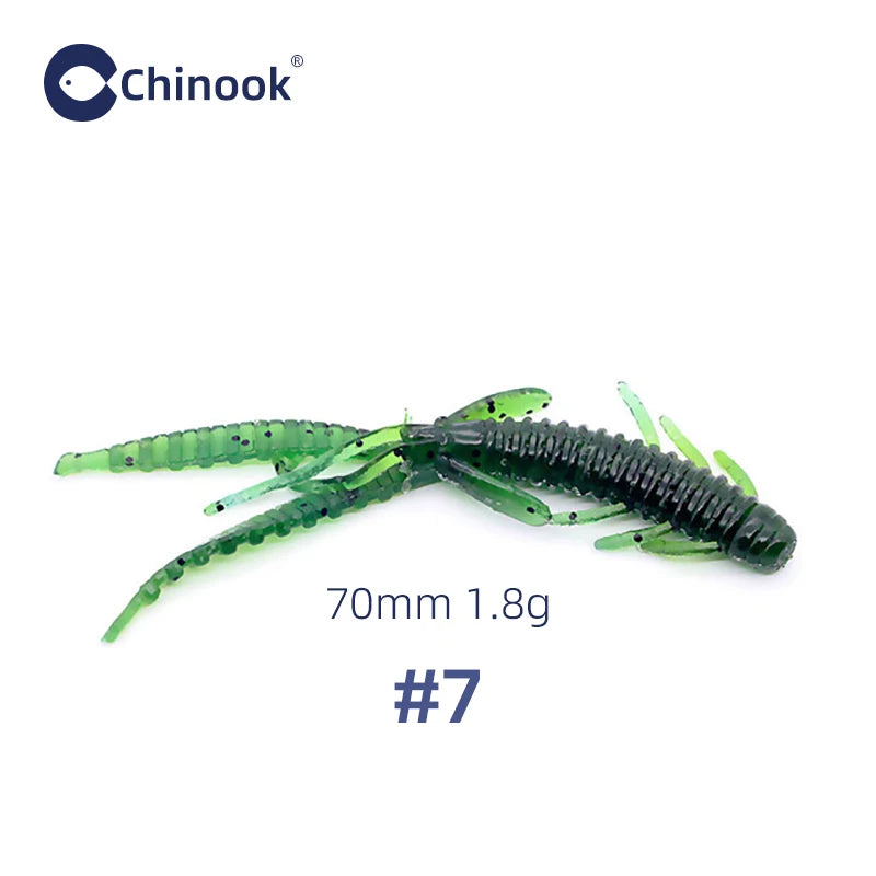 CHINOOK Soft Colorful Craw Lure
