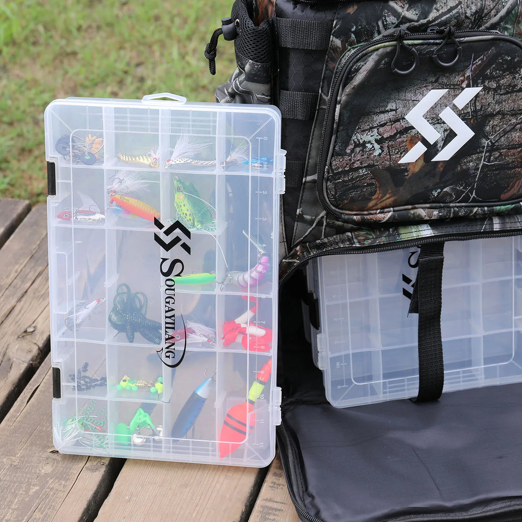 SOUGAYILANG 1-4pcs Clear Tackle Box
