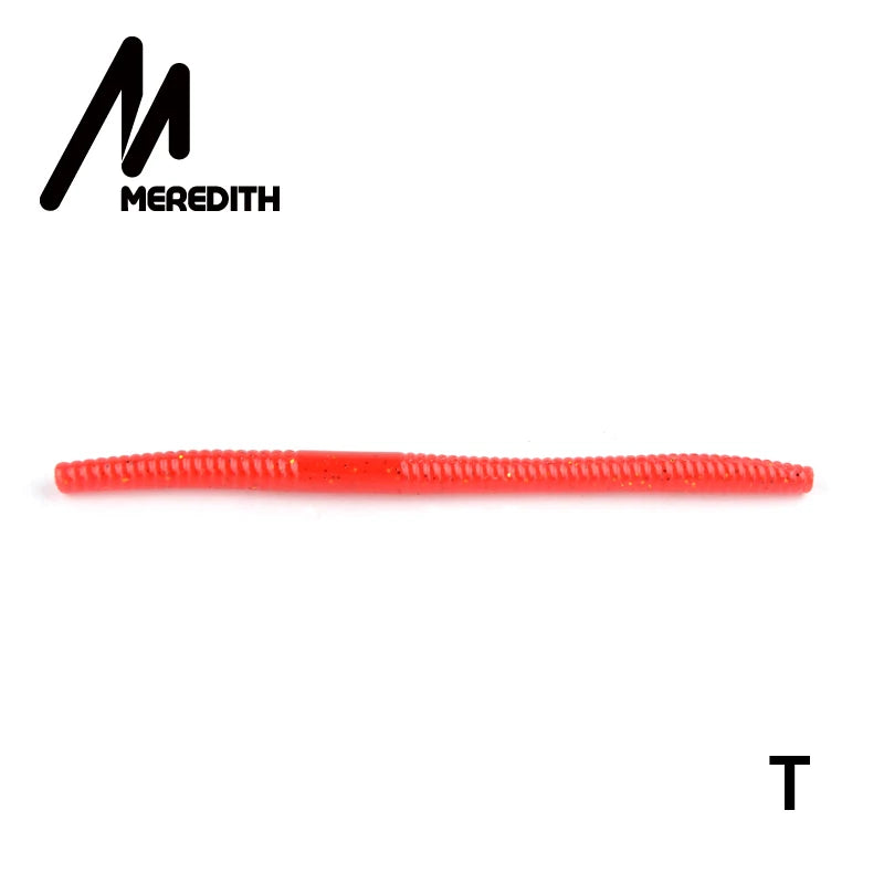 MEREDITH Soft Colored Worm 10pcs