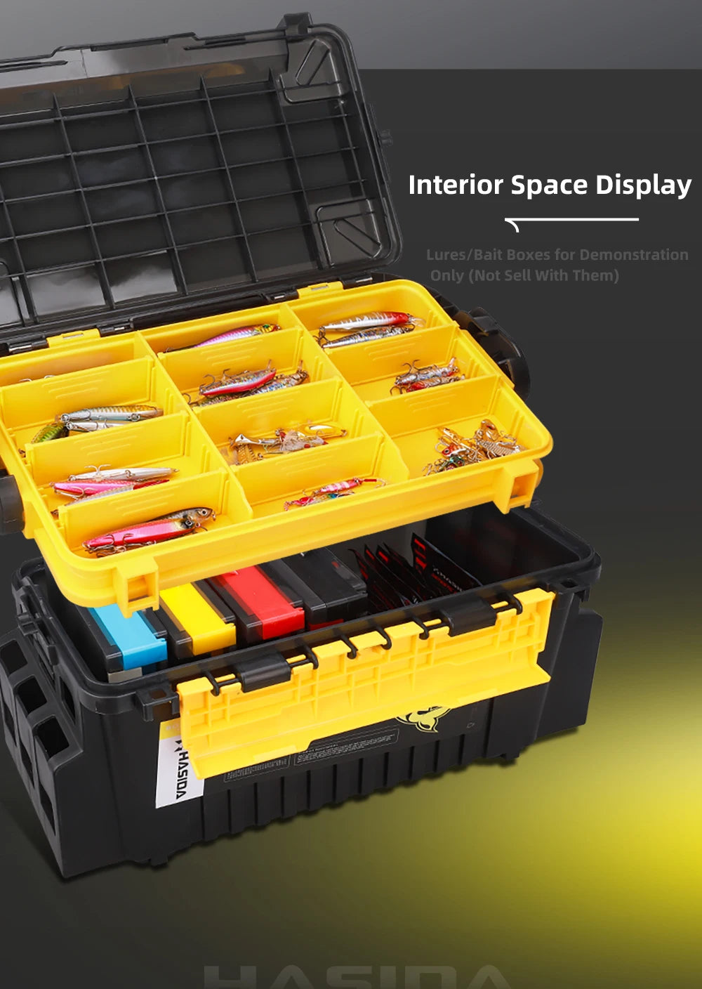 HISTAR Self-Locking Fishing Tackle Box