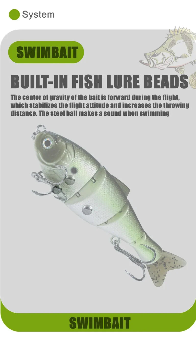 GREENSPIDER Slow-Sinking Hard Swimbait