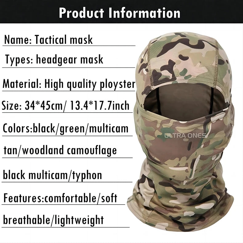 Polyester Full Face Balaclava