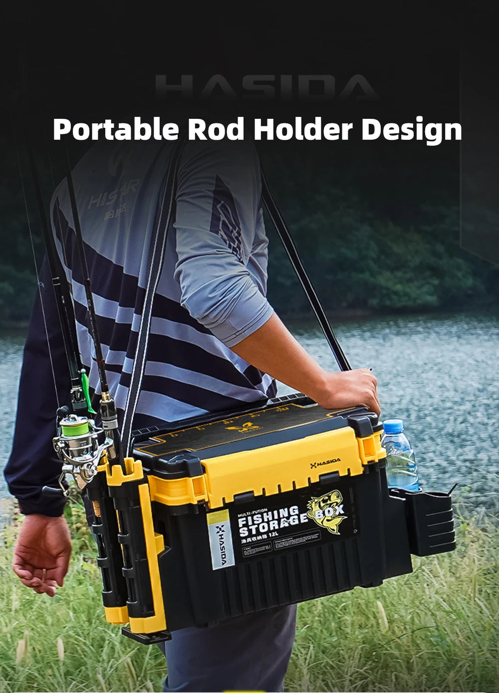 HISTAR Self-Locking Fishing Tackle Box