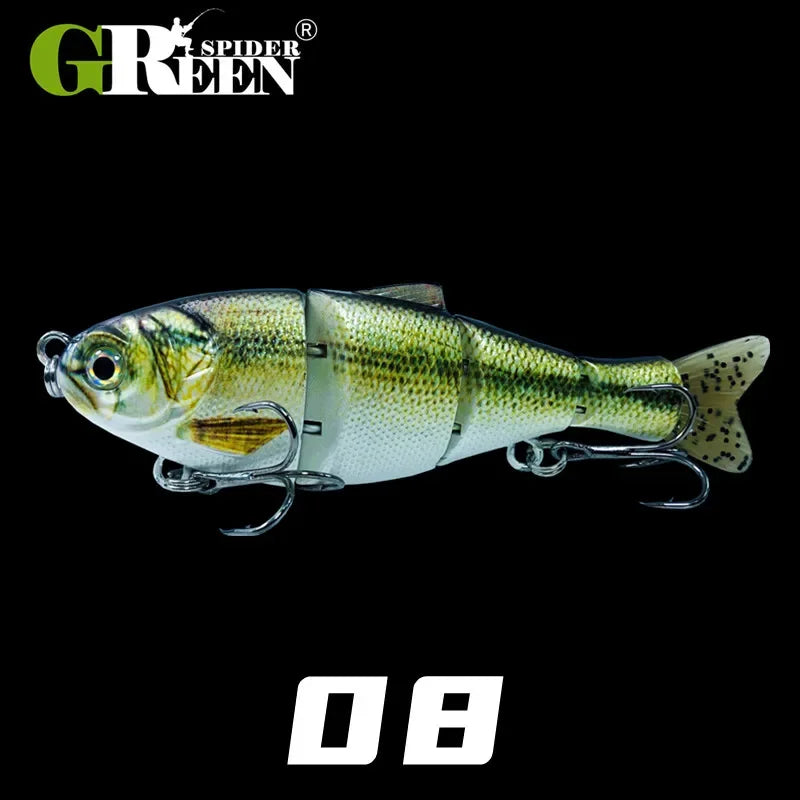 GREENSPIDER Slow-Sinking Hard Swimbait