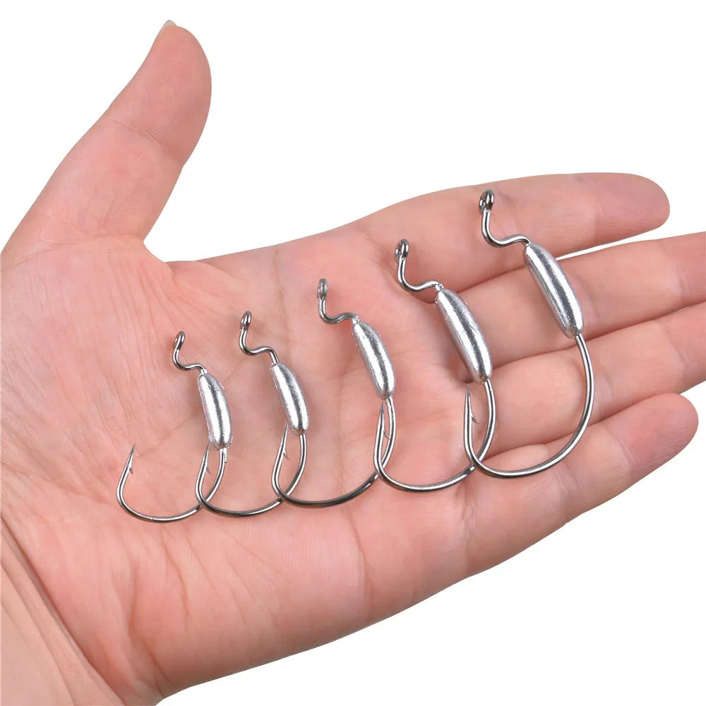 EASY CATCH Weighted Offset Hooks 10pcs