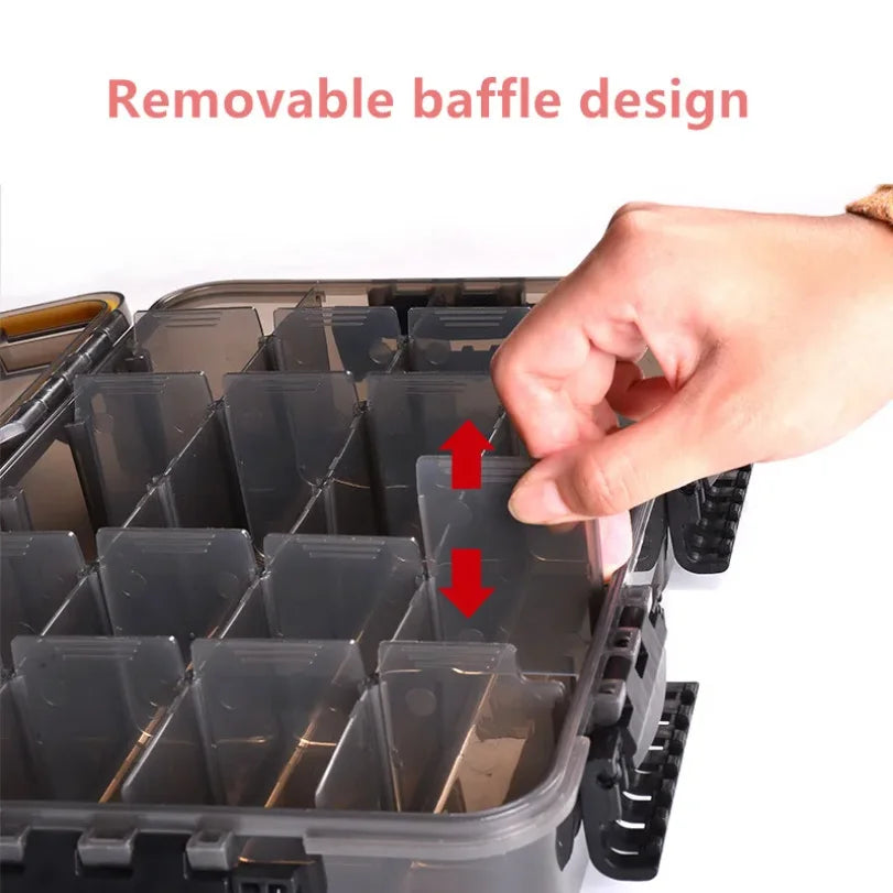Adjustable Transparent Fishing Tackle Box