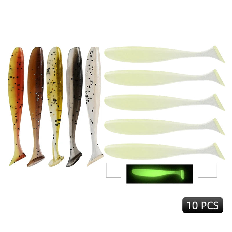 MEREDITH Easy Shiner Blasting Tail Soft Swimbaits
