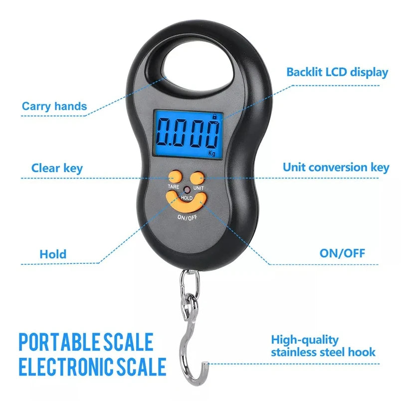 50kg Digital Fishing Scale