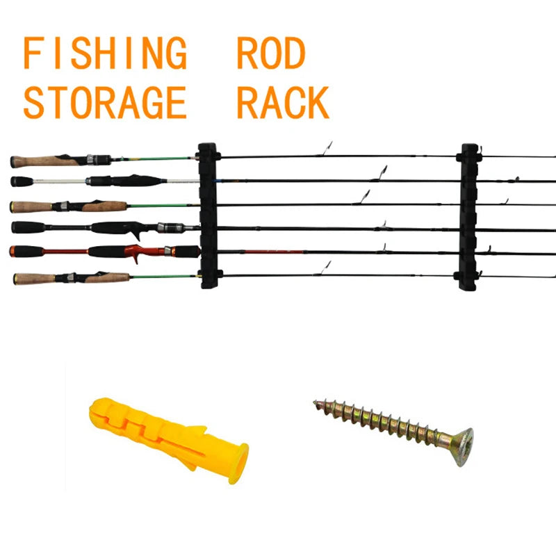 Fishing Rod Display Rack 6 Rod Capacity