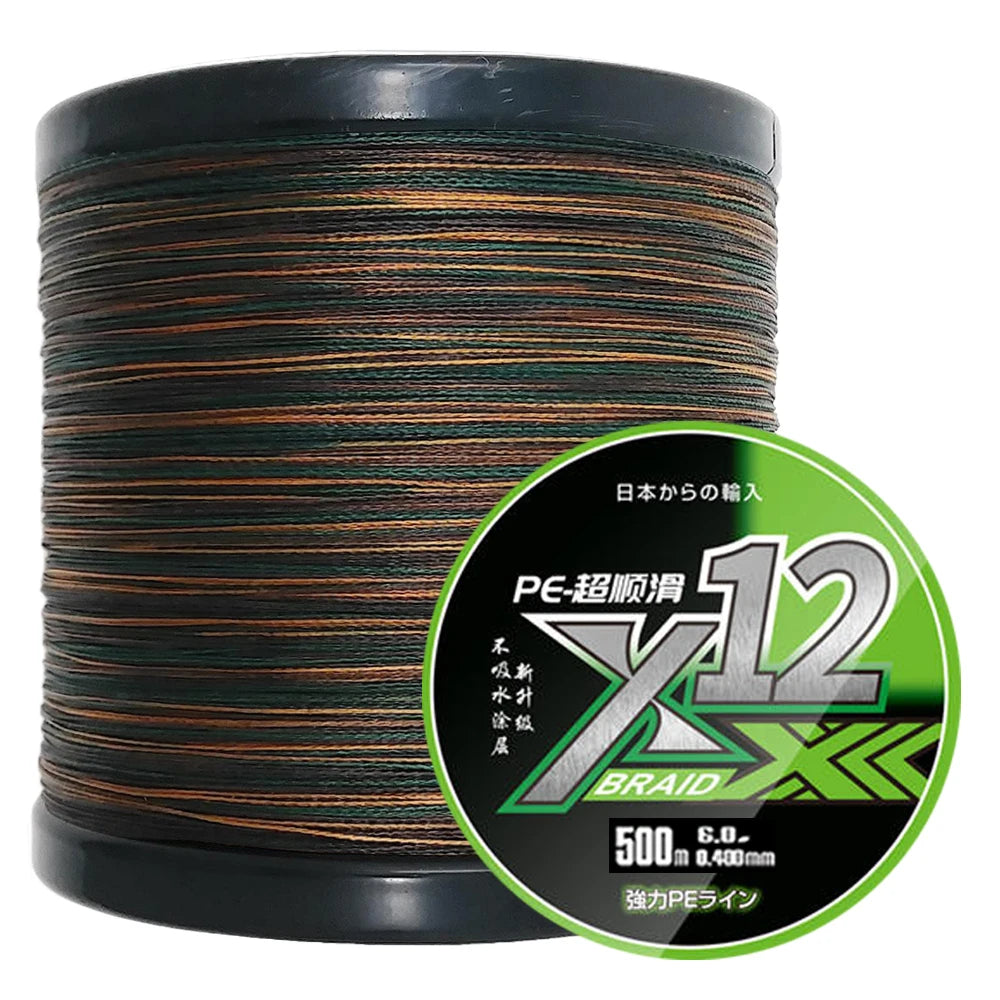 X12 Braided Fishing Line
