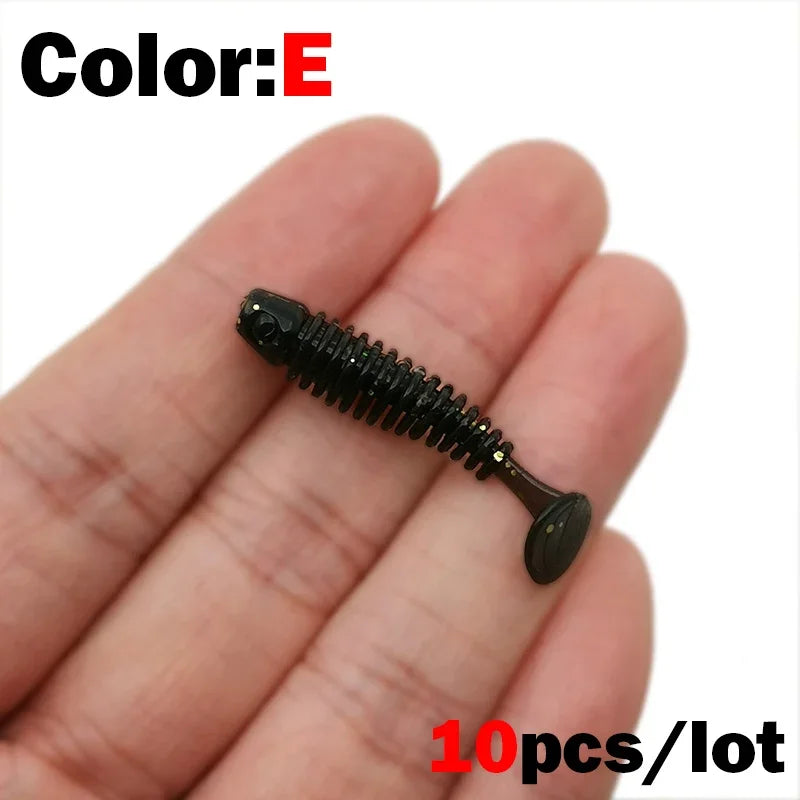 OUTKIT Mini Soft Swimbaits 10pcs
