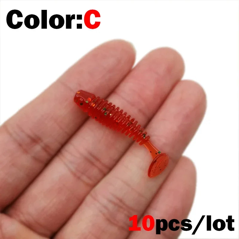 OUTKIT Mini Soft Swimbaits 10pcs
