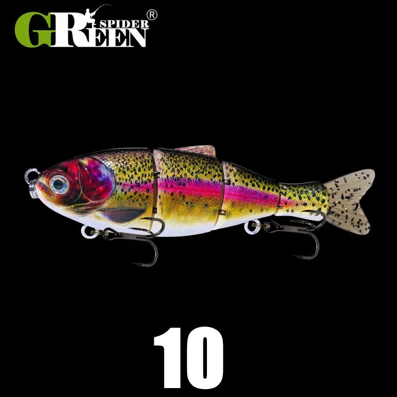 GREENSPIDER Slow-Sinking Hard Swimbait