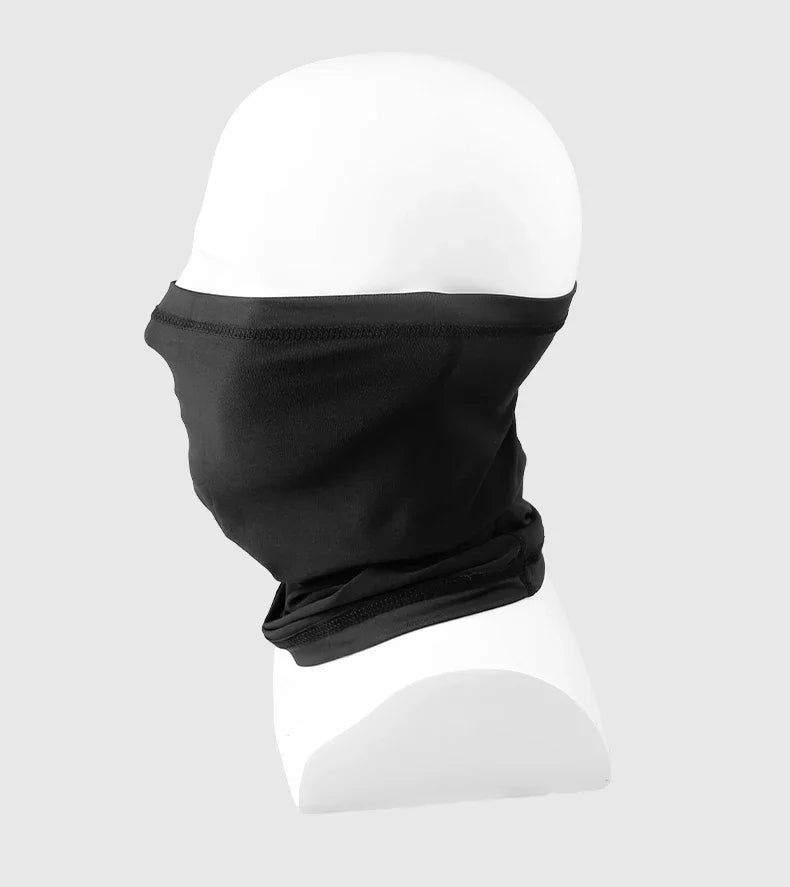 Fishing Face Mask White/Black